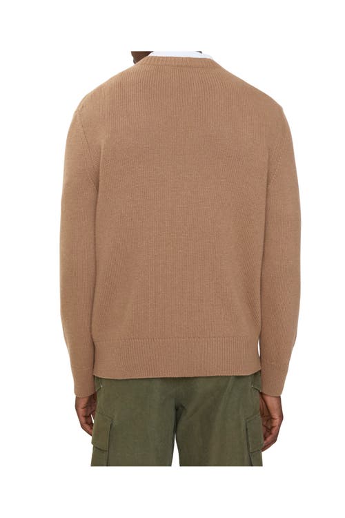 Burberry Ekd Wool Cashmere Sweater In Brown