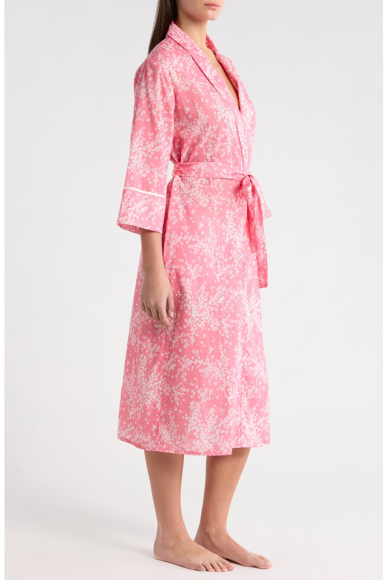 Cheri Blossom Cotton Maxi Robe, Alternate, color, PINK LEMONADE