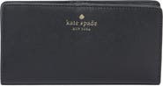 Kate Spade New York large slim saffiano leather bifold wallet