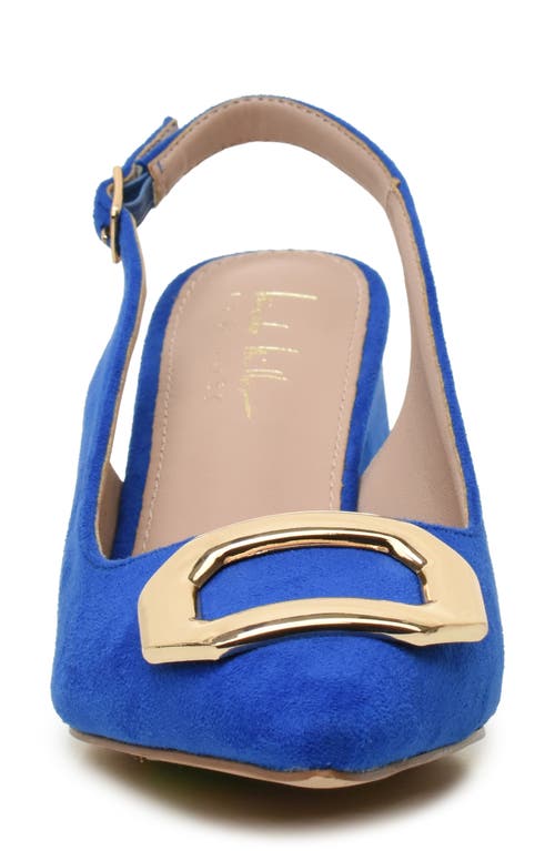 NICOLE MILLER NICOLE MILLER BLOCK HEEL SLINGBACK PUMP