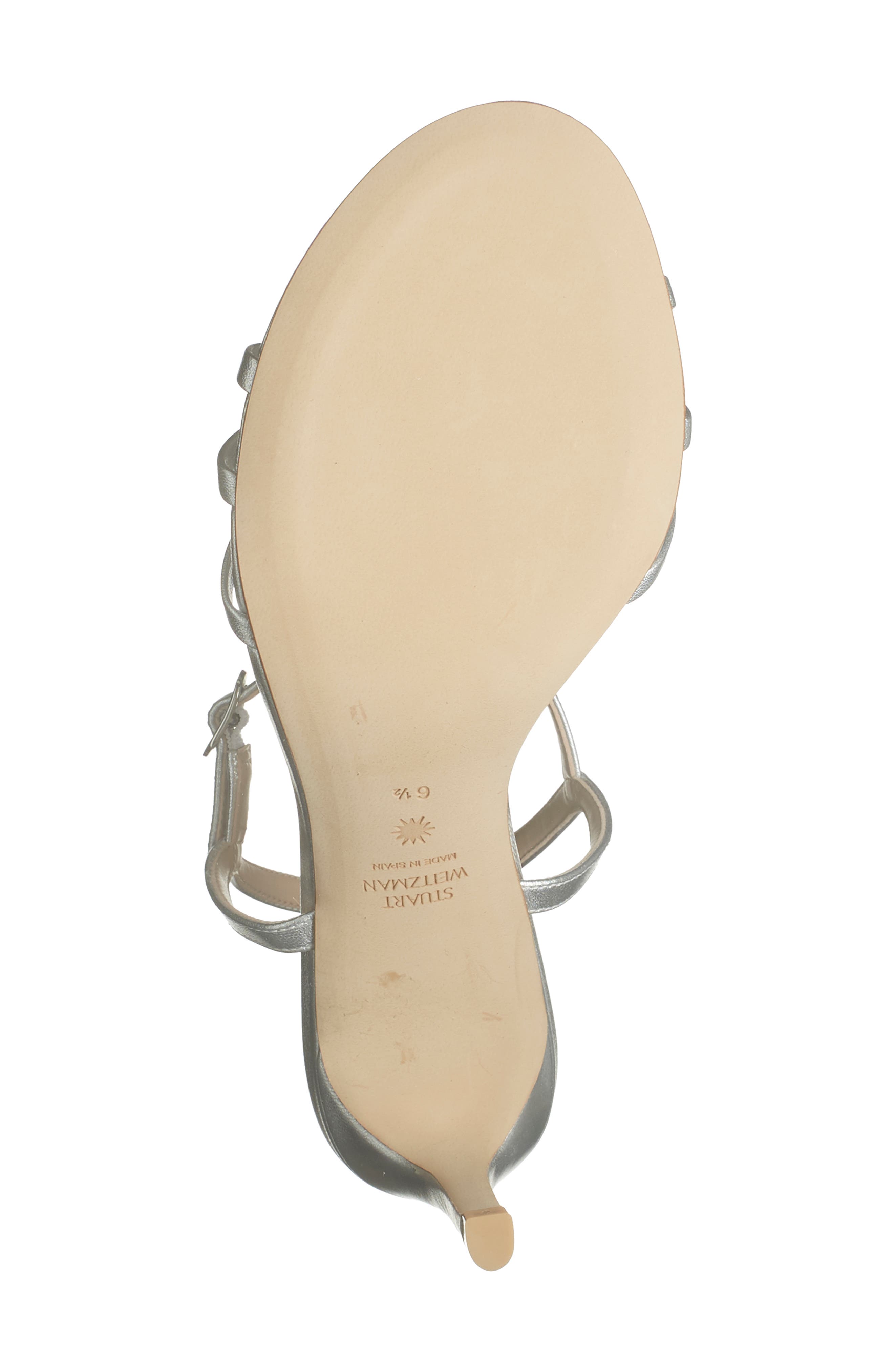 Stuart Weitzman Starla 80 Ankle Strap Sandal, Alternate, color, 