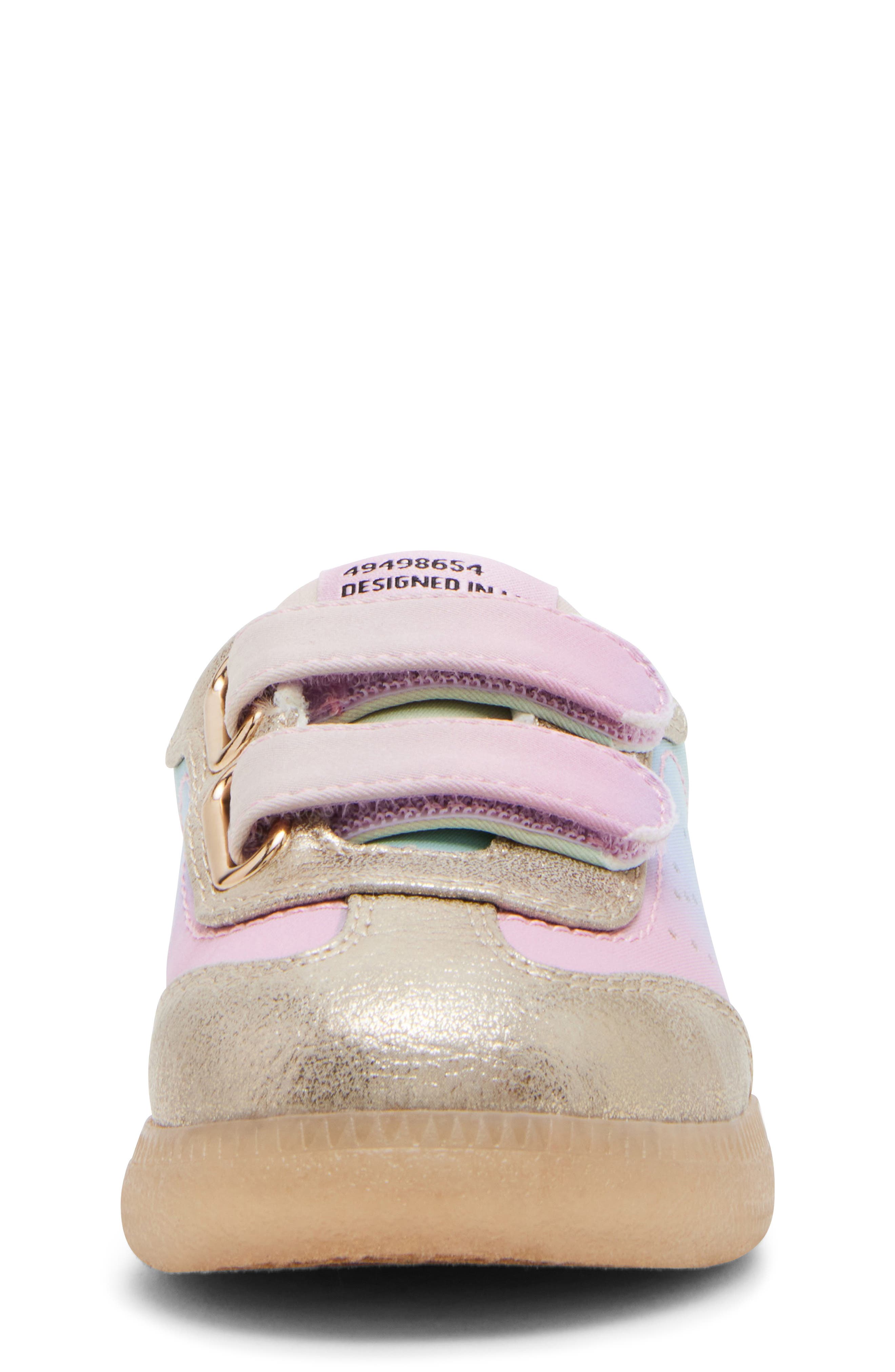 Steve Madden Kids' Lax Metallic Colorblock Sneaker, Alternate, color, 