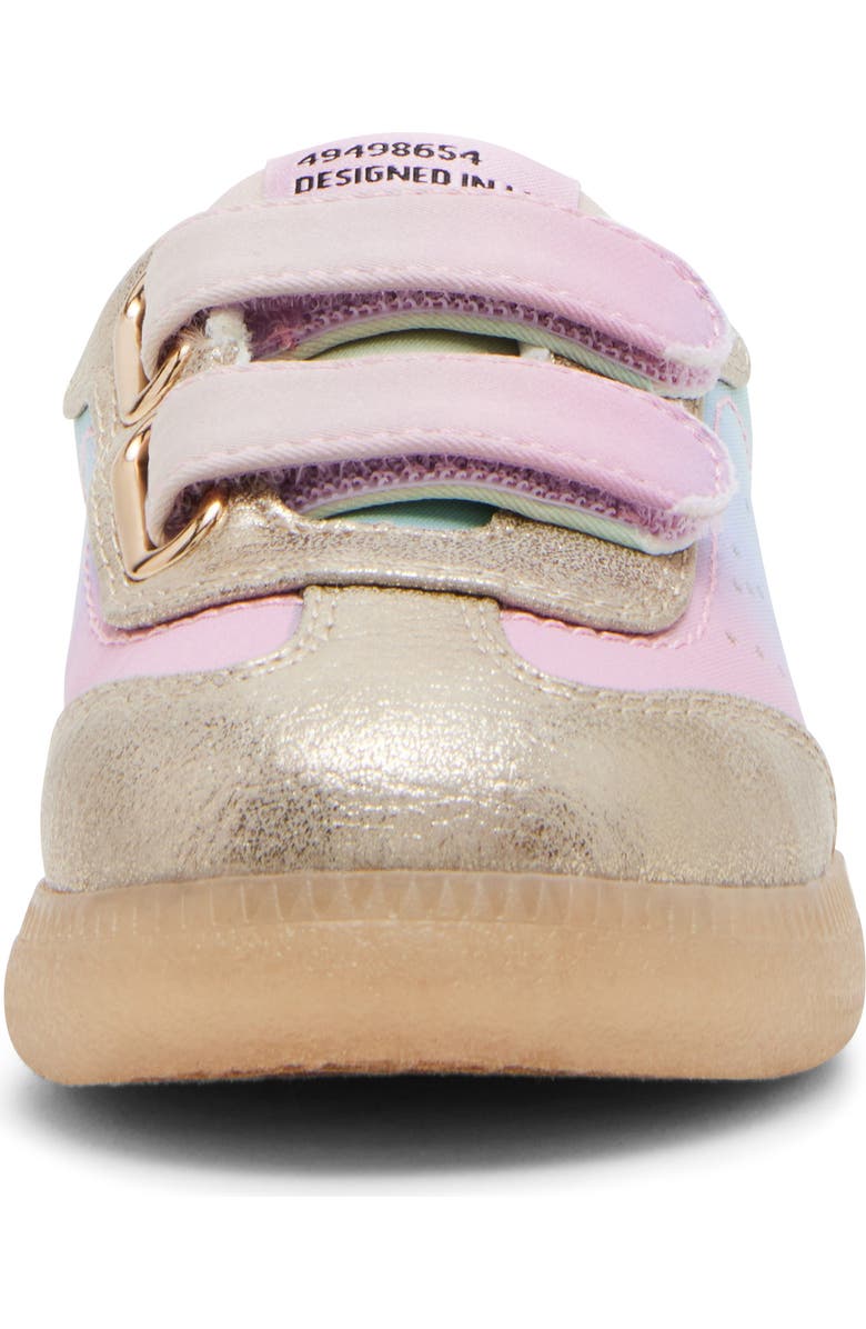 Steve Madden Kids' Lax Metallic Colorblock Sneaker, Alternate, color,