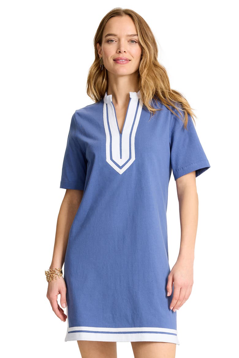 Islandscape Tunic Minidress, Alternate, color, SANIBEL BLUE