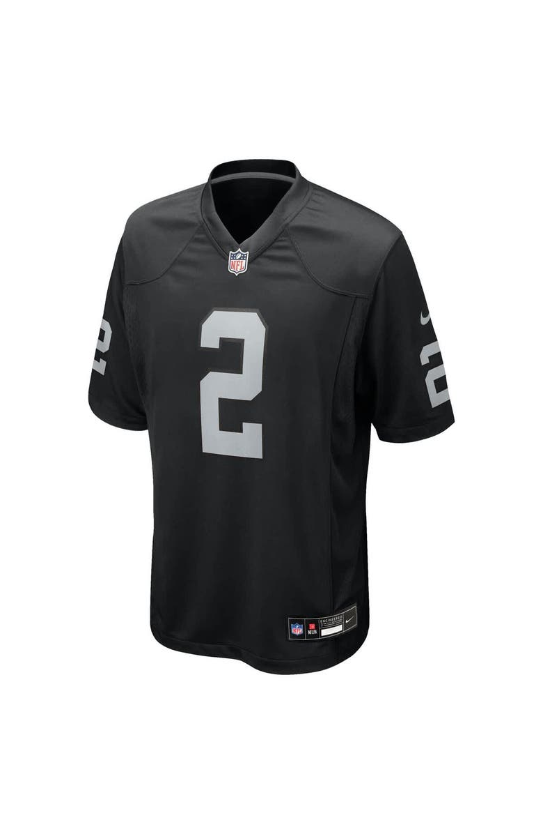 Nike Youth Nike Ashton Jeanty Black Las Vegas Raiders Game Jersey, Alternate, color, Black
