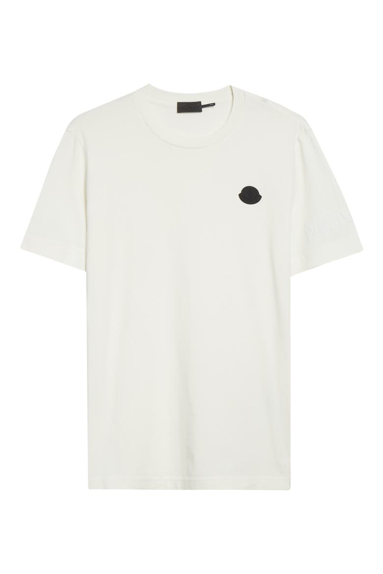 Logo Patch Cotton T-Shirt, Alternate, color, JET STREAM