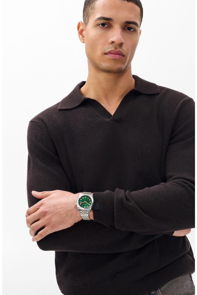 Bleeker Bracelet Watch, 40mm, Alternate, color, TWO TONE