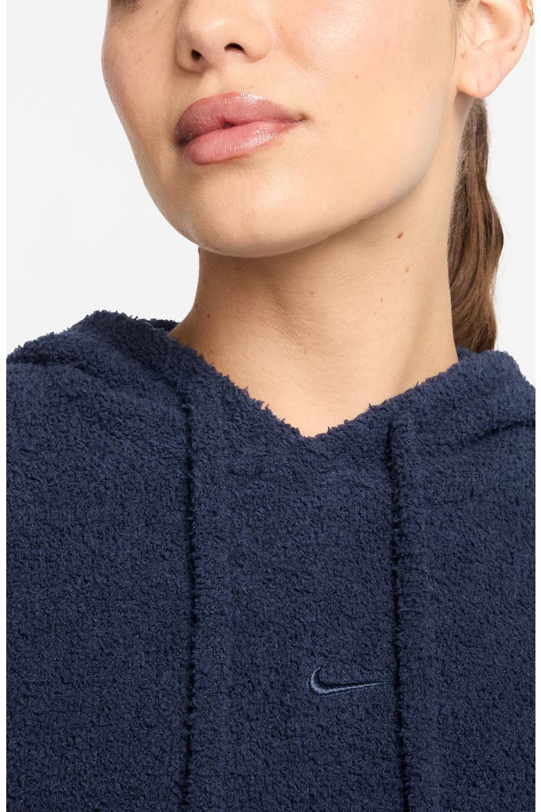 Sportswear Phoenix Oversize Bouclé Hoodie, Alternate, color, 410 MNNAVY/MNNAVY