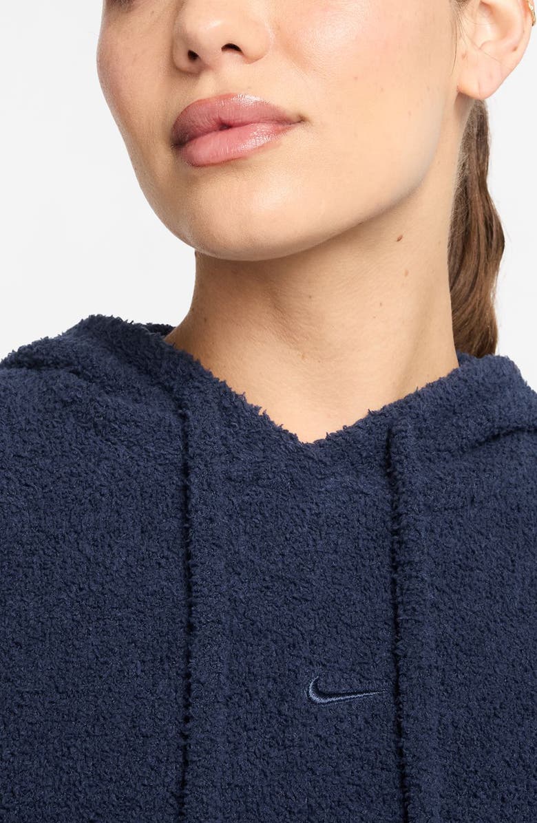 Nike Sportswear Phoenix Oversize Bouclé Hoodie, Alternate, color, Midnight Navy