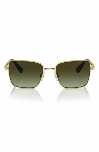 Swarovski 53mm Gradient Round Sunglasses