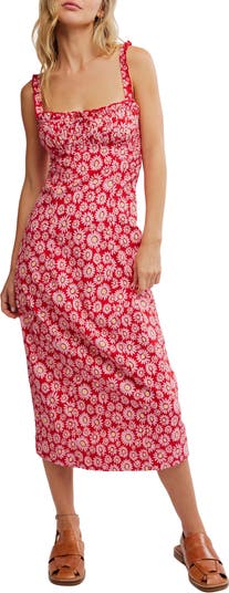 Lucinda Floral Print Midi Dress
