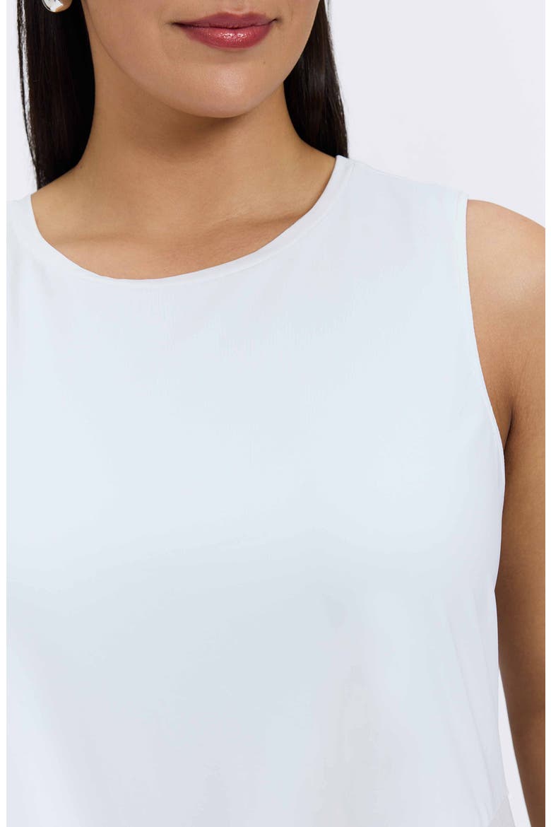 Jessie Layer Sleeveless Top, Alternate, color, WHITE