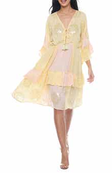 RANEES Bell Sleeve Minidress