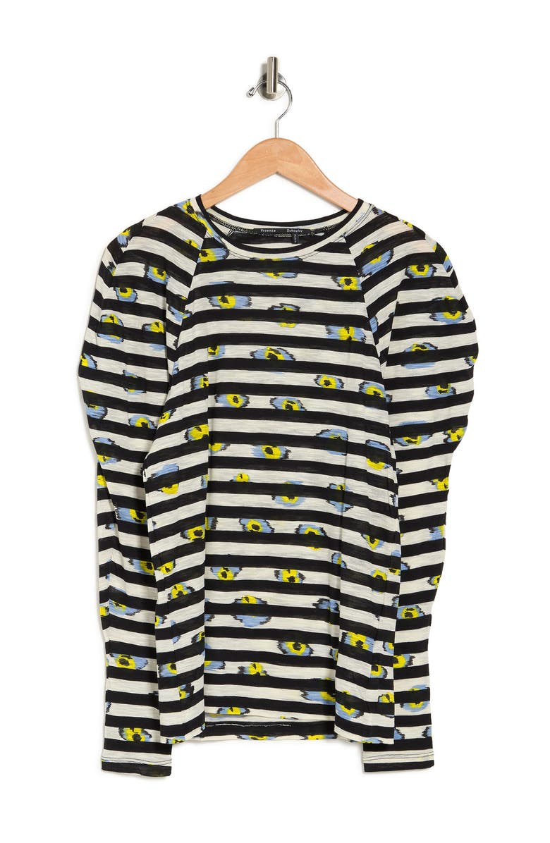 Proenza Schouler Mutton Sleeve Tissue Jersey Top, Alternate, color,