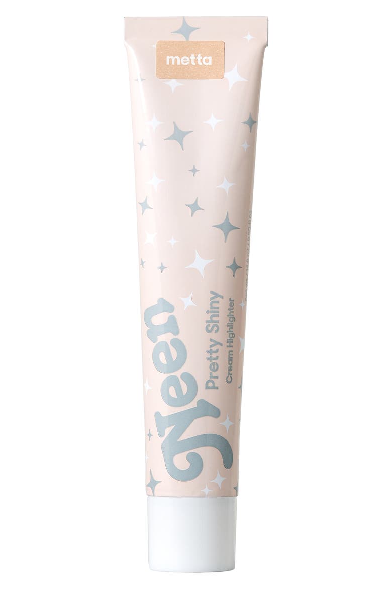 Pretty Shiny Cream Highlighter, Main, color, METTA