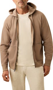 Faherty High Standard Organic Cotton Zip Hoodie