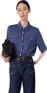 GERARD DAREL Myla Polo Collar Shirt