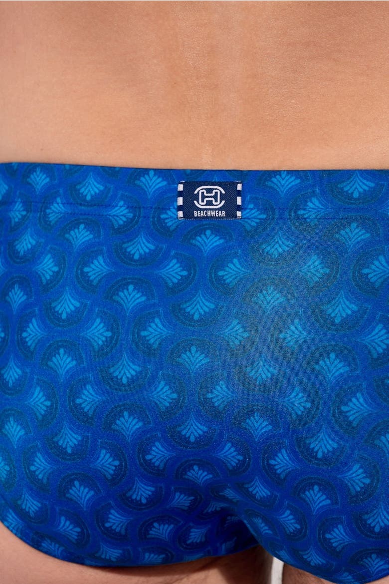 Trinacria Swim Mini Briefs, Alternate, color, Navy Print