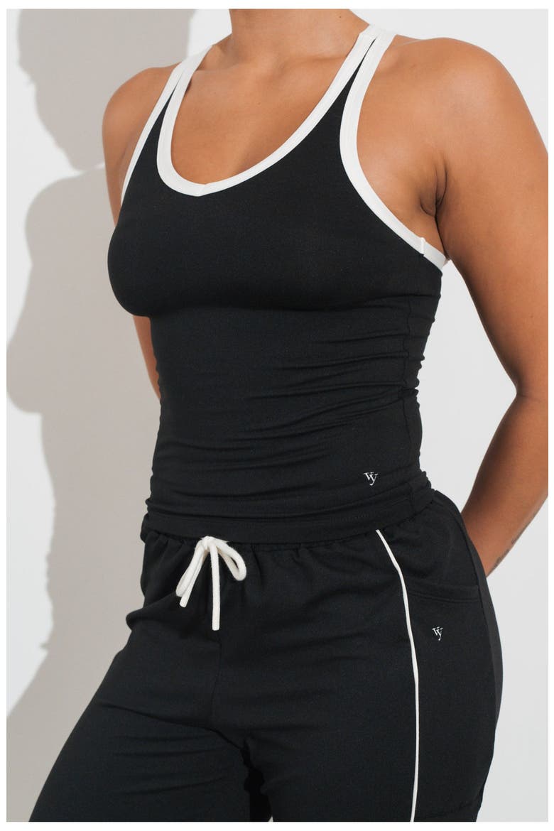 Motive Racer Tank, Alternate, color, Midnight Contrast