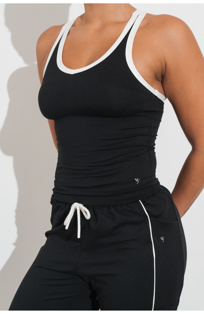 Vitality Motive Racer Tank, Alternate, color, Midnight Contrast