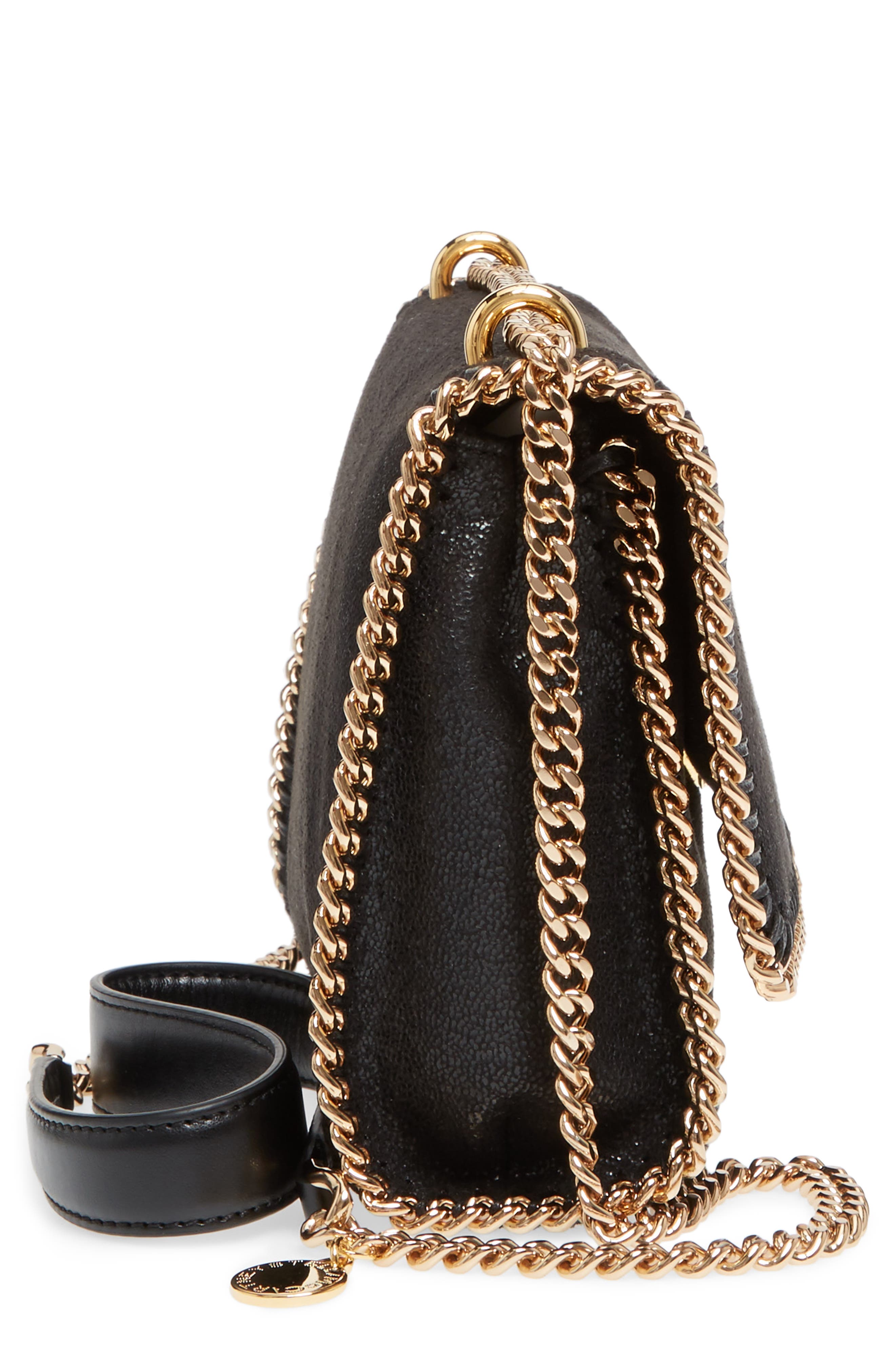 Stella McCartney Falabella Shaggy Deer Faux Leather Shoulder Bag, Alternate, color, 