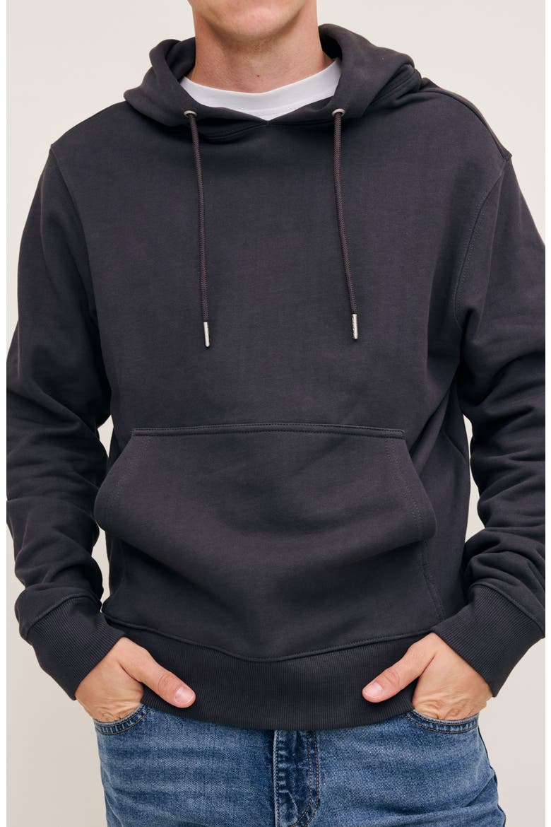 Cotton French Terry Hoodie, Main, color, IRON GREY