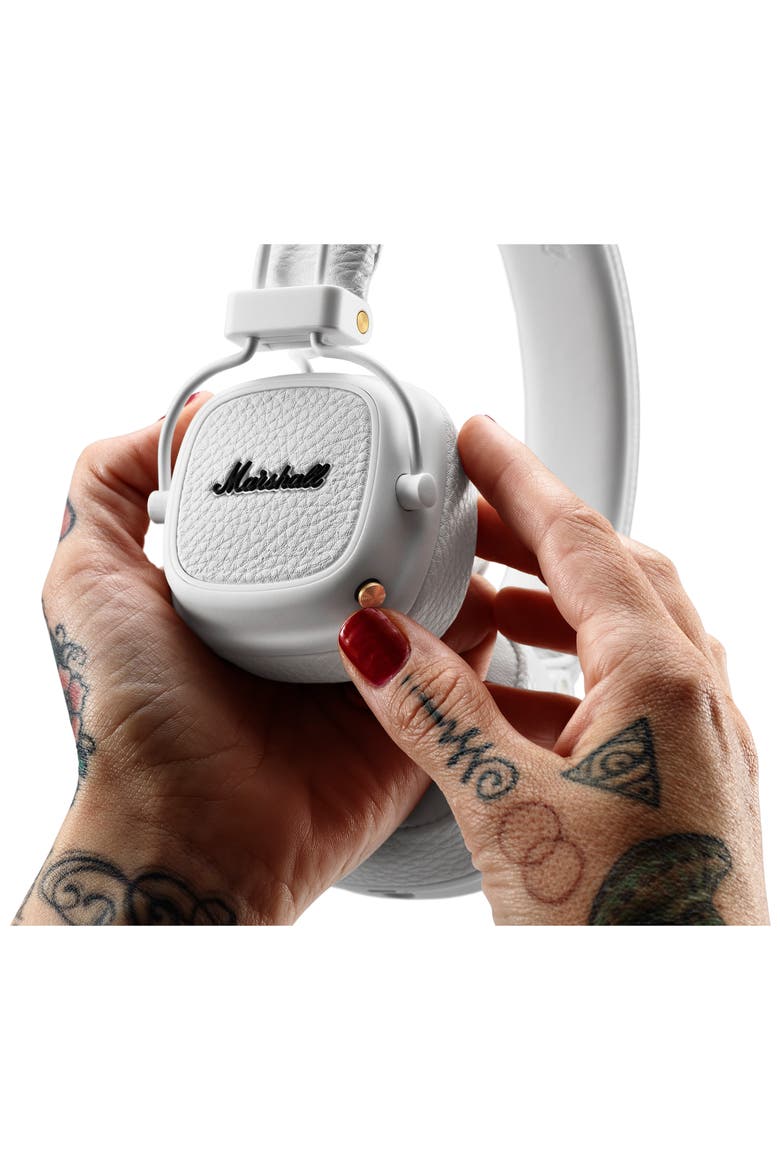 Major III Bluetooth® On-Ear Headphones, Alternate, color, WHITE