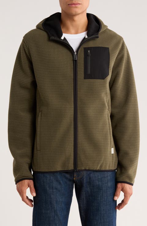 Alpine Texture Fleece Hoodie