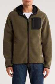 Rainforest Alpine Texture Fleece Hoodie