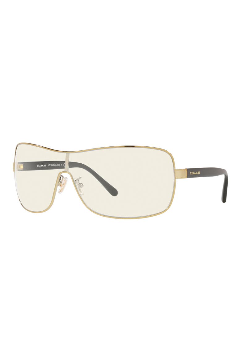 Shield Sunglasses, Alternate, color, GOLD MIR