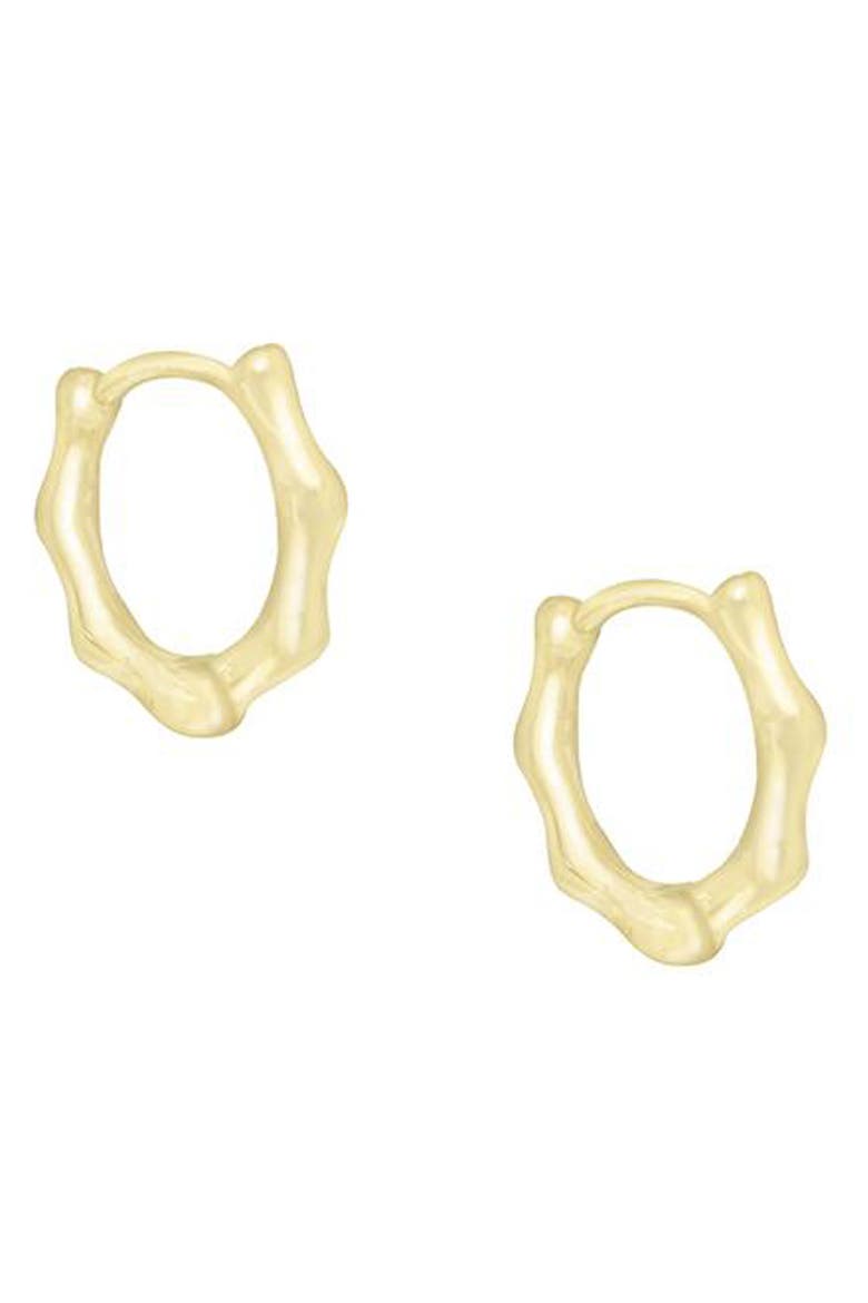 Huggie Hoop Earrings, Main, color, GOLD