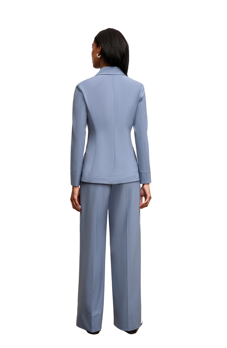 M.M.LaFleur Rina Sculptural Pant - OrigamiTech, Alternate, color, Dusty Blue