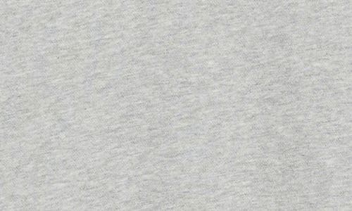 Caslonr Caslon(r) Puff Shoulder Mixed Media Sweatshirt In Grey Heather