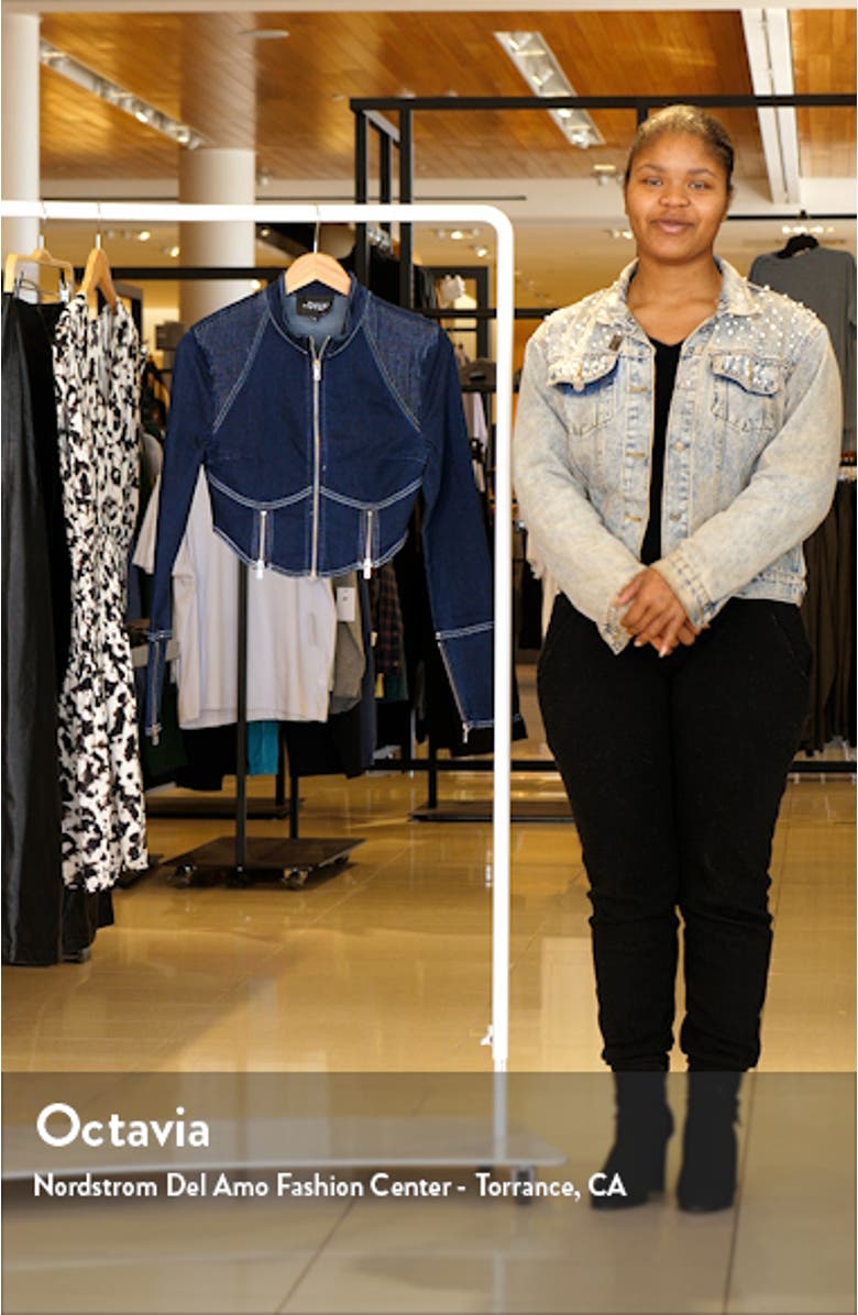 Cole Cotton Blend Crop Jacket, sales video thumbnail