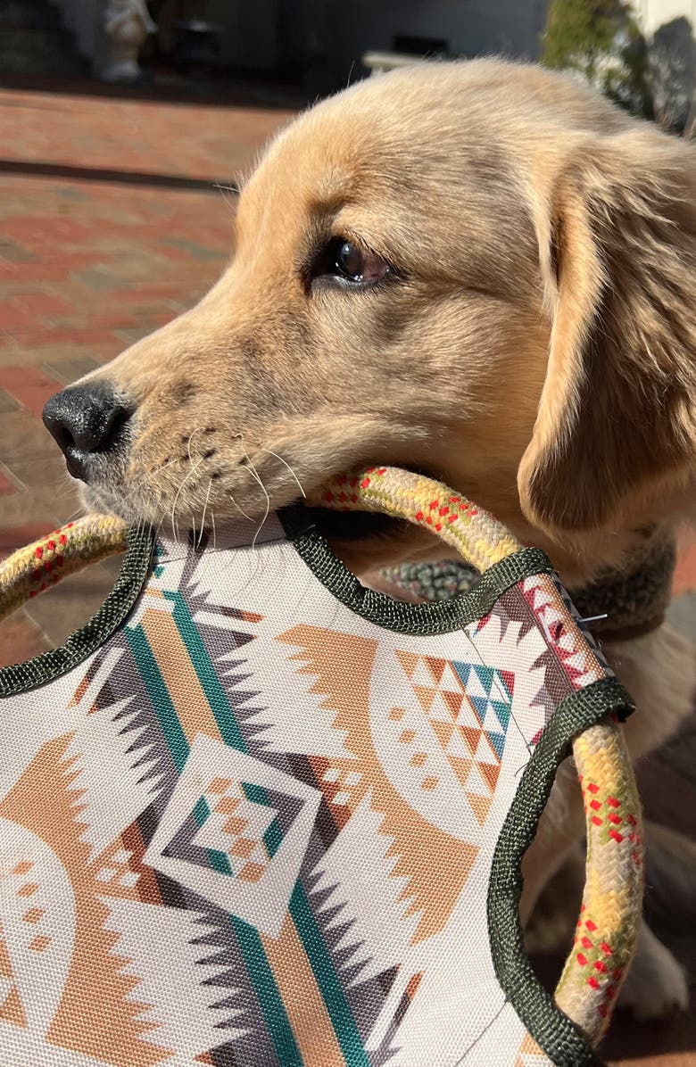 Pendleton Flying Disc Rope Dog Toy, Alternate, color, Beige