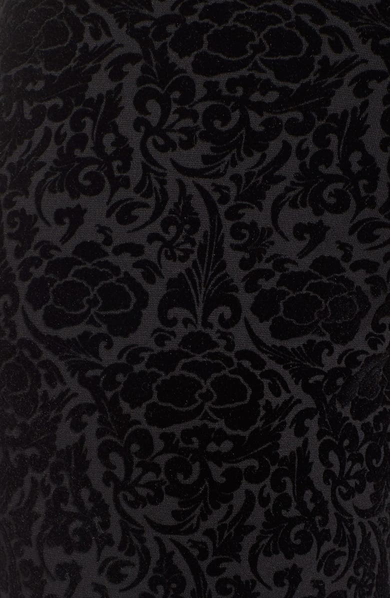 NYDJ 'Joanie' Flocked Stretch Pull-On Leggings, Alternate, color, 