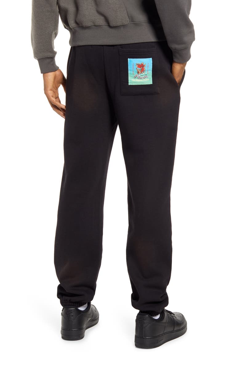 JUNGLES Life Death Rebirth Sweatpants, Alternate, color, Black