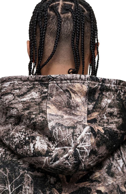 Good For Nothing Woodland Camo Print Hoodie In Multi