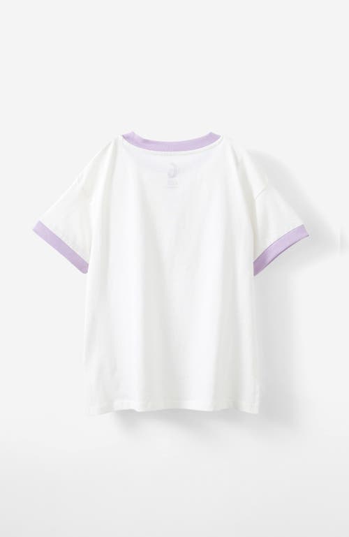Shop Cotton On Kids Kid's Poppy Short Sleeve Graphic Print Tee In Unicorn Dance Vanilla