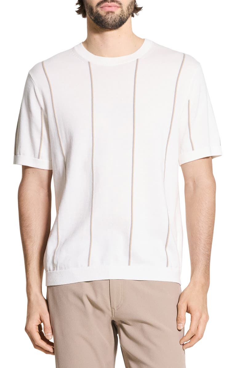 Theory Cotton Knit T-Shirt, Main, color, White Multi