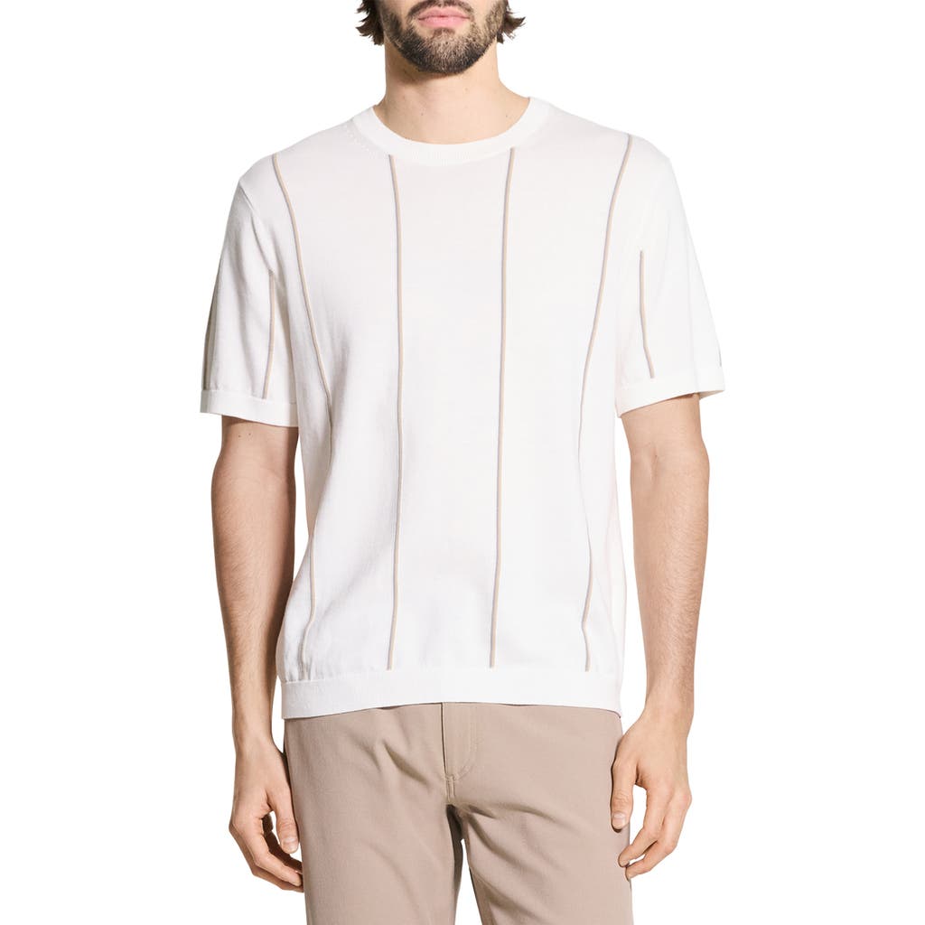 Theory Striped Cotton Sweater