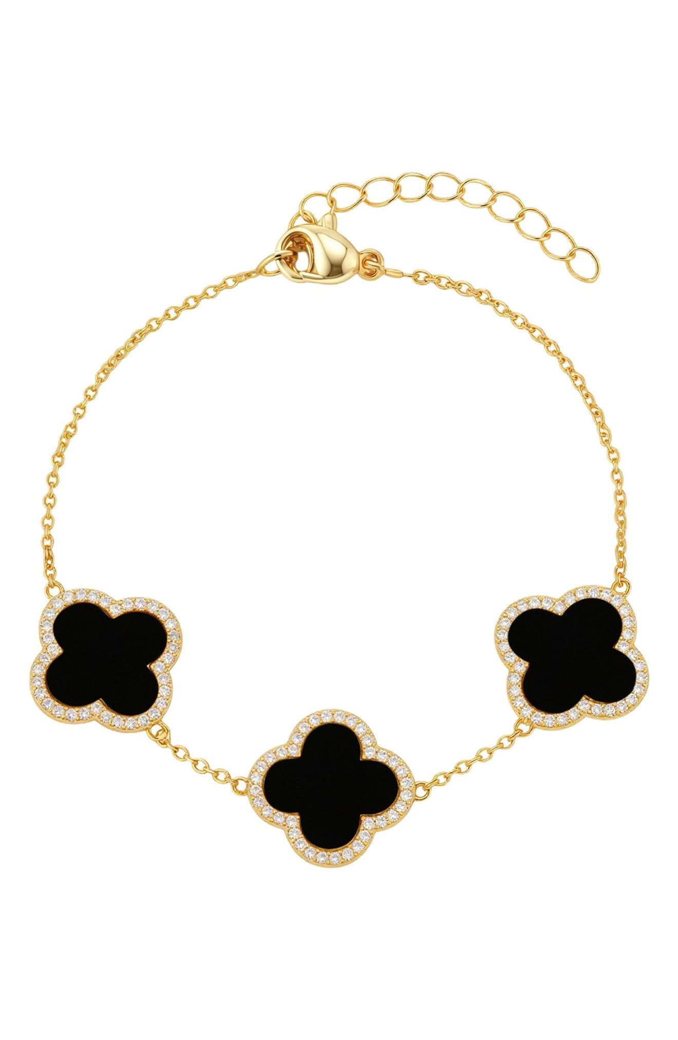Cubic Zirconia Halo Bracelet