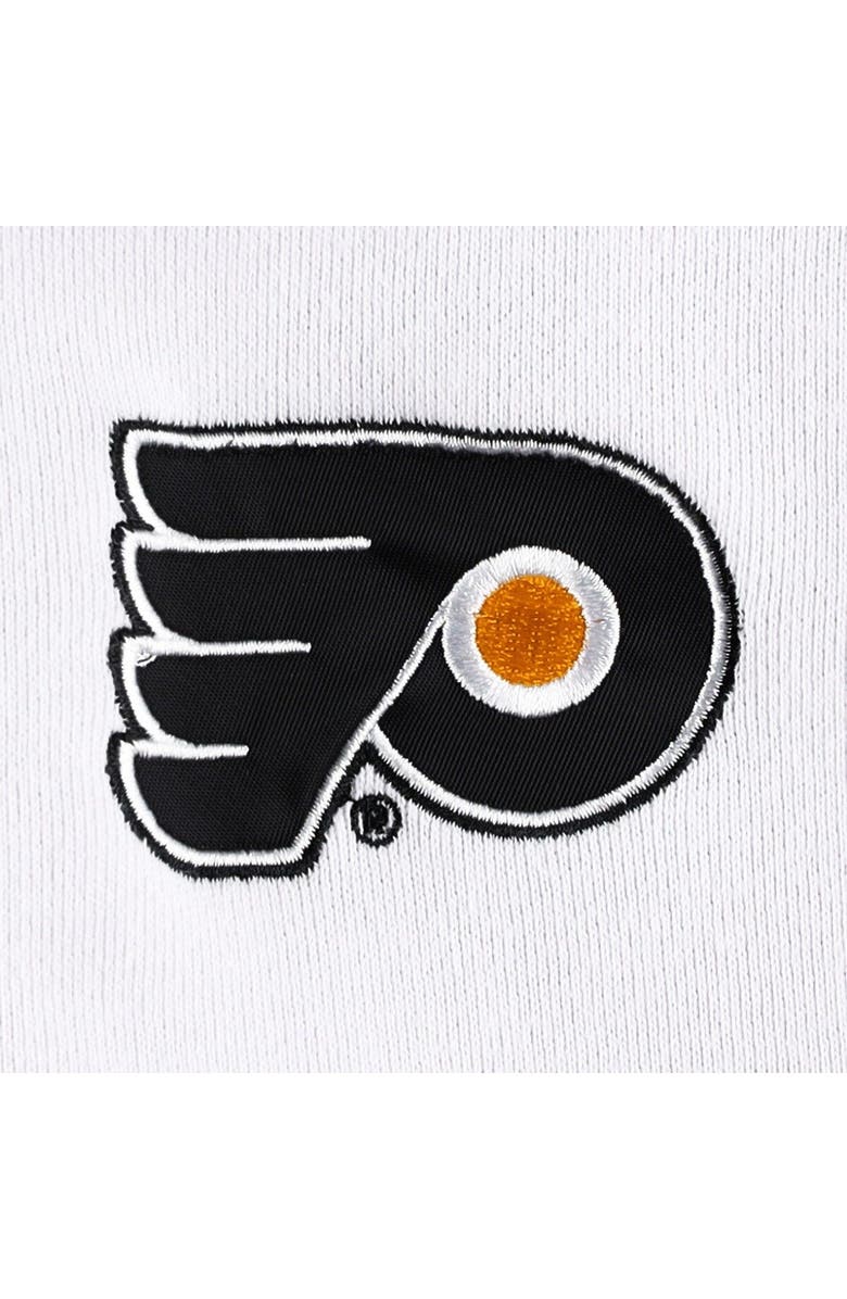 DKNY SPORT Women's DKNY Sport Black/White Philadelphia Flyers Gina Full-Zip Hoodie, Alternate, color, Black