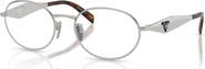 Prada 54mm Oval optical glasses