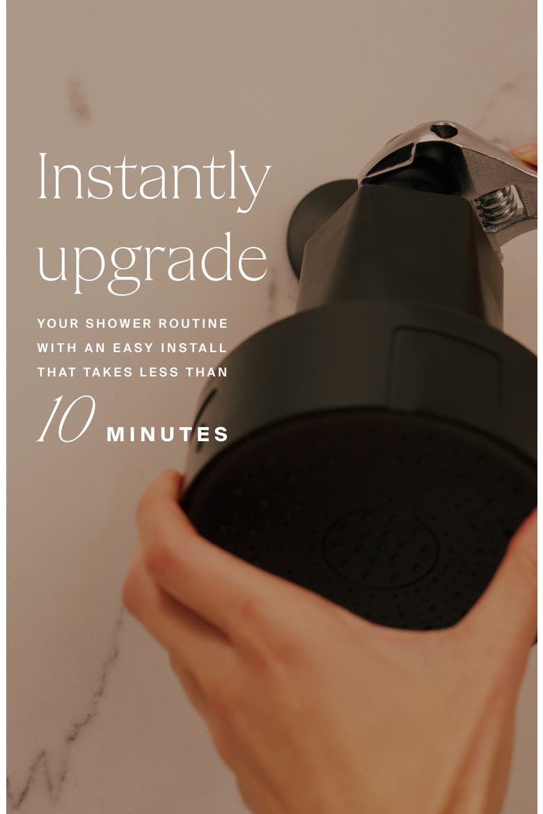 Red Light Shower Filter, Alternate, color, BLACK