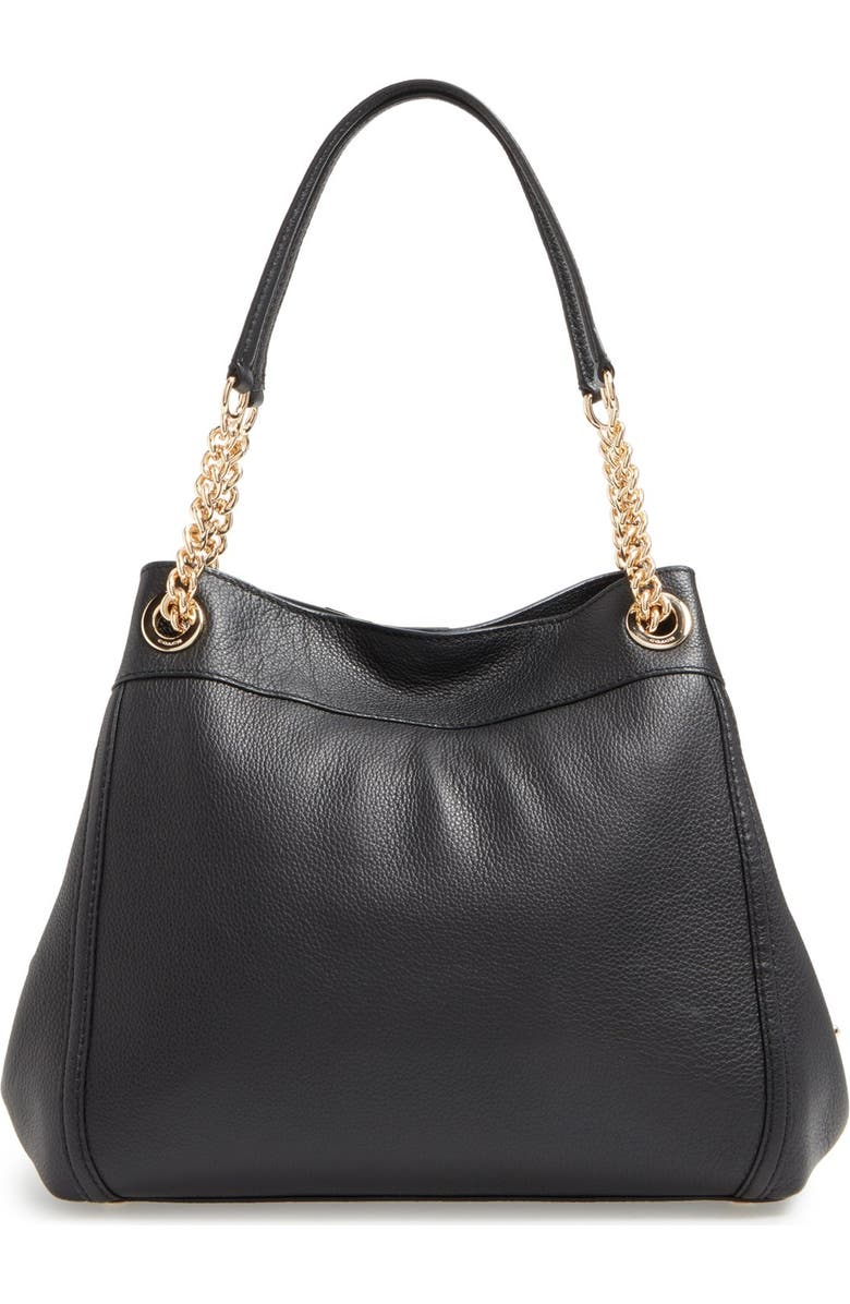 COACH 'Turnlock Edie' Pebbled Leather Shoulder Bag, Alternate, color,