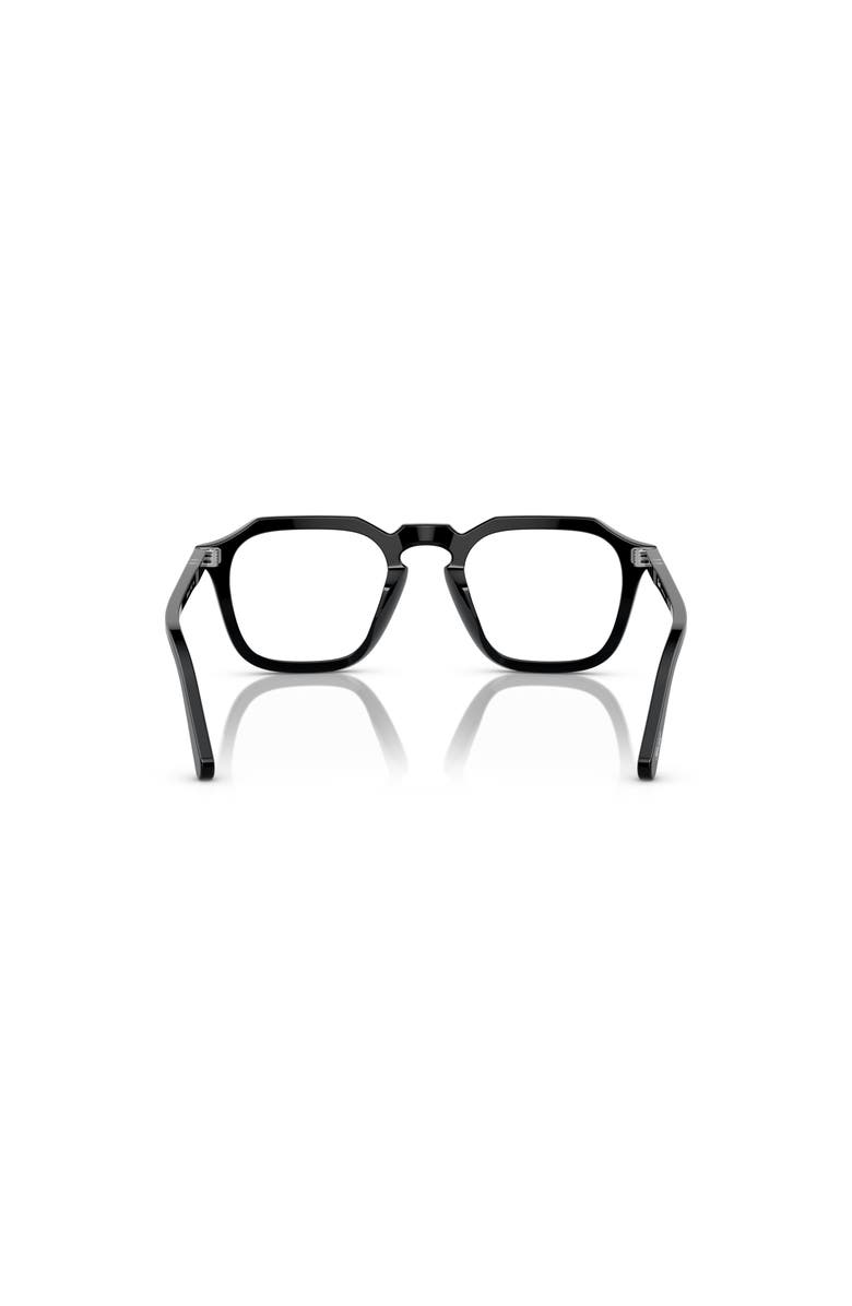 Persol 48mm Square optical glasses, Alternate, color, Black