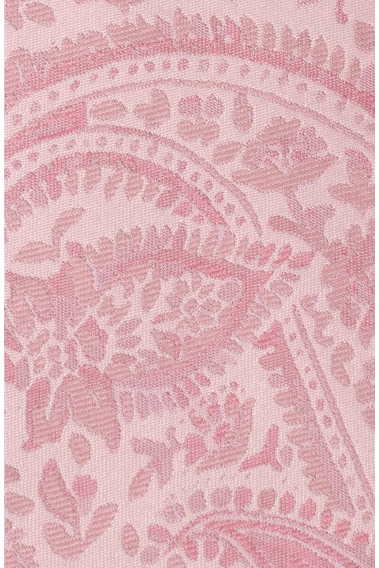 Blush Paisley Silk Tie, Alternate, color, PINK