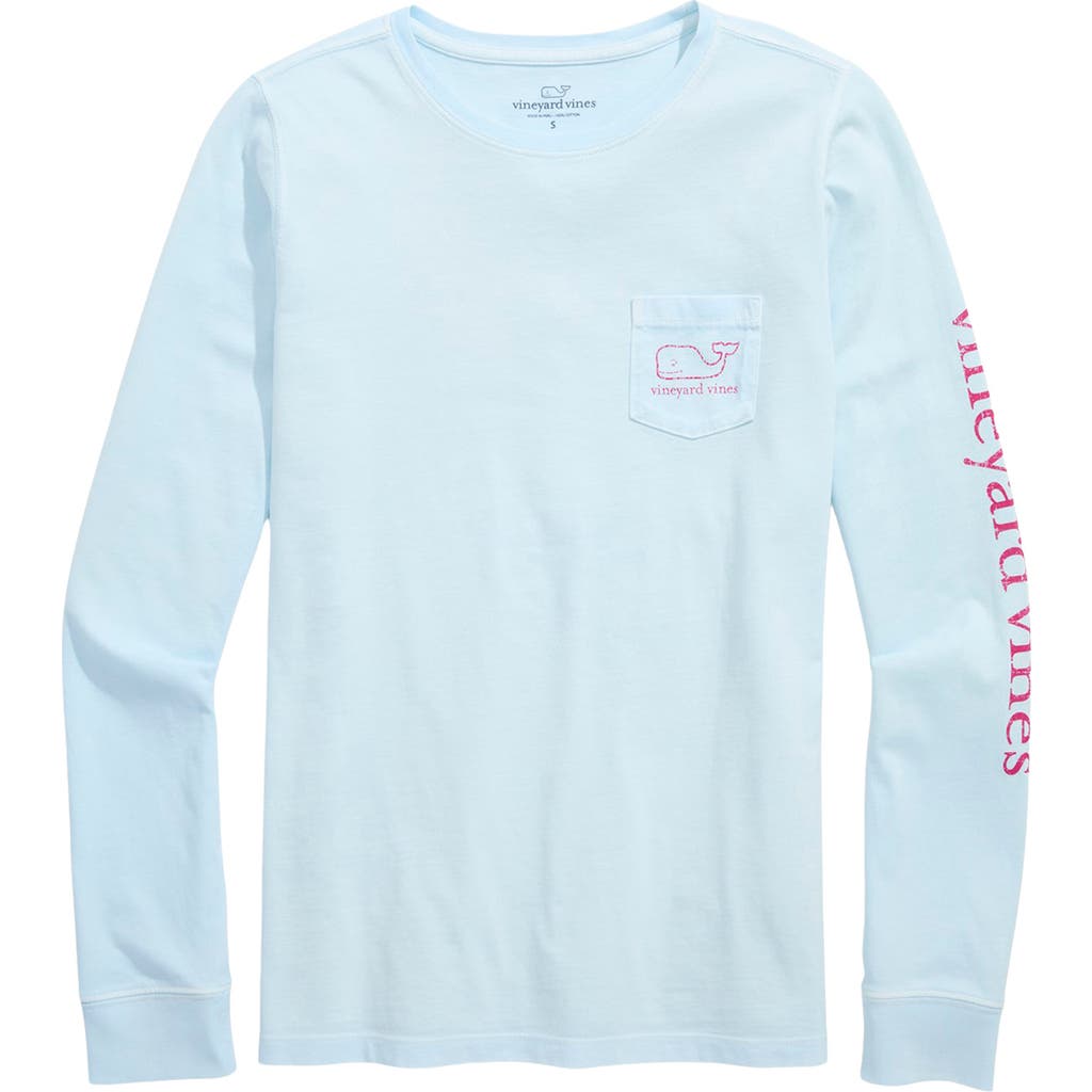 Vineyard Vines Whale Graphic Long Sleeve Pocket T-shirt In Blue