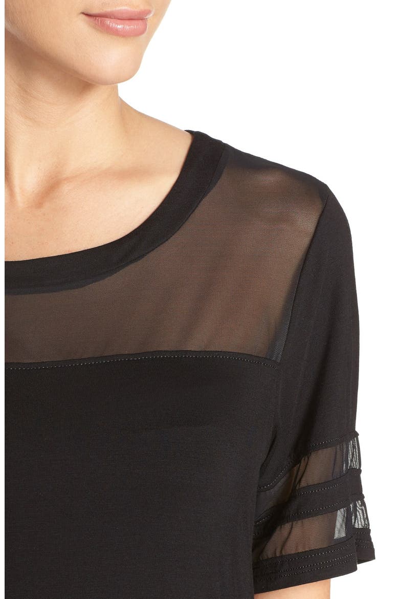 'Double Vision' Cover-Up Tunic, Alternate, color, BLACK